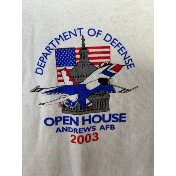 2003 Department Of Defense Andrews Air Force Base Open House Shirt‎ XL - Picture 4 of 10
